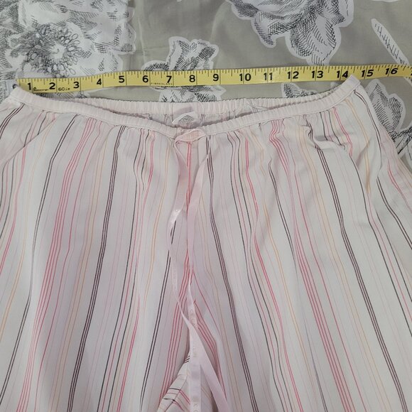 Vintage Calvin Klein Drawstring Waist 100% Cotton Pajama Bottoms Size Medium EUC - Picture 5 of 7